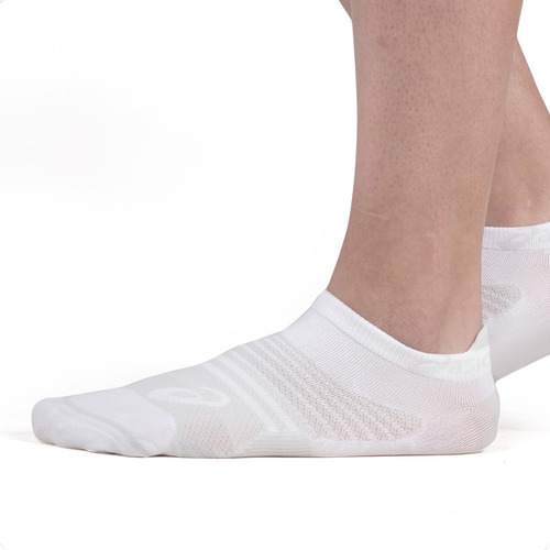 Calcetines Asics Mujer Blanco Gris Quick Lyte 3p 3032a032113