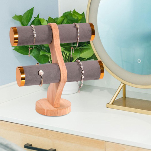Soporte Elegante Para Guardar Accesorios De Moda Gris
