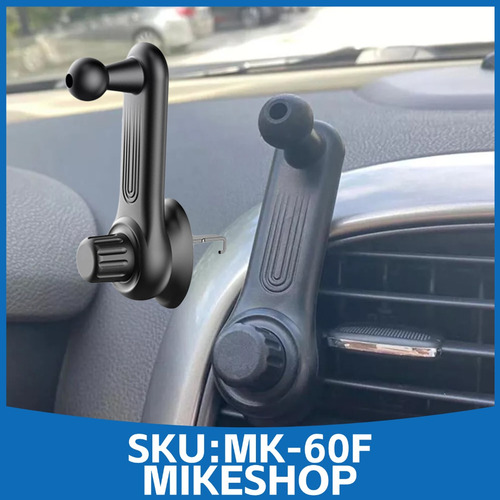 Soporte Porta Celular Teléfono Para Auto Giratorio 360° Negro