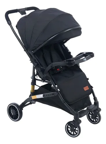 Carrinho Passeio Bebê Alça Reversível Yougo Preto Maxi Baby