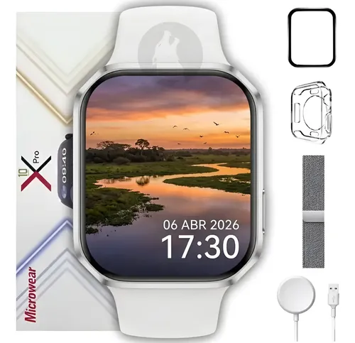 Smartwatch S10 Pro Série 10 NFC com GPS e Monitoramento de Saúde