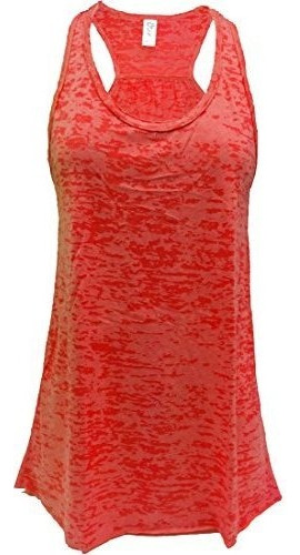 Epic Mma Gear Flowy Burnout Racerback Tank (2xl, Rojo)