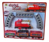 Comprar Antiguo Tren Expres Locomotora A Pila C\u002F 3 Vagones \u002F Pìsta