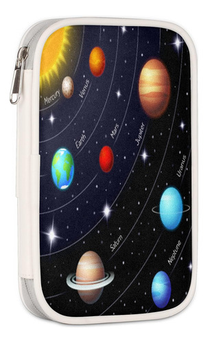 Estuche Lápices Impresión De Planeta De Sistema Solar...