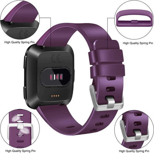 Imagen 2 de 8 de 3 Mallas De Reloj Fitbit Versa 1 O 2 Talle Small