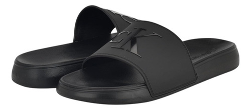 Chancla/sandalia Calvin Klein Wiston Negra Slide Para Hombre