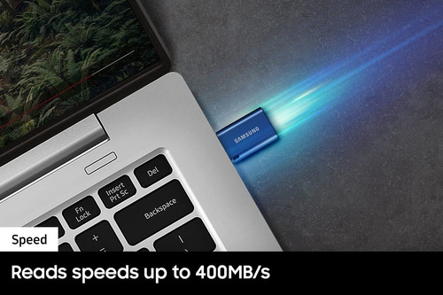 Imagen 3 de 4 de Pendrive Samsung 256gb Usb -c Velocidad Hasta 400mb/s