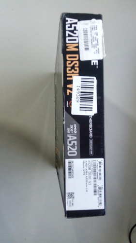 Caixa Da Placa Mãe Gigabyte A520m Ds3h V2 Preto (Usado)