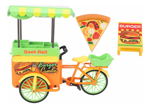 Food Tricycle Playset, Adorável Brinquedo De Triciclo Colori