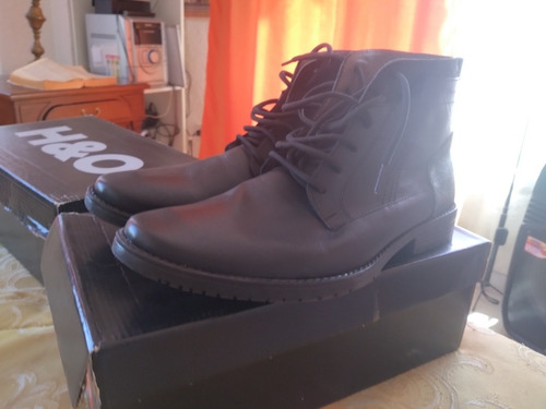 Botines De Cuero 41 Hbo Nuevos