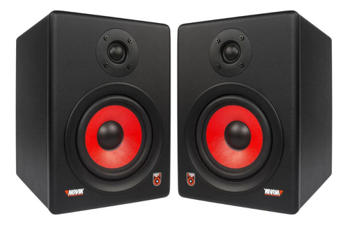 Combo Par X2 Monitores De Estudio Novik Concert 6 100w 45hz