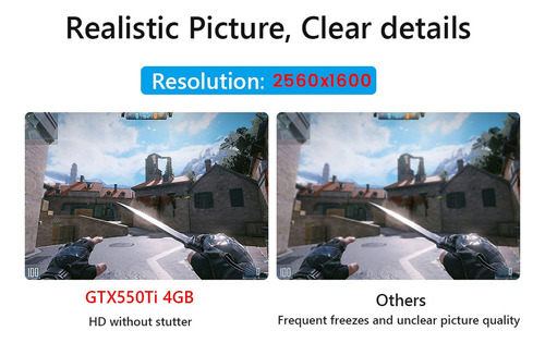 Ipawty Tarjeta Gráfica Para Computadora Gtx 550ti 4gb Gddr5