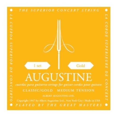 Cuerdas De Guitarra Clasica Augustine Classic Gold