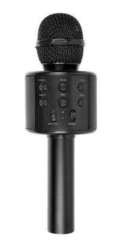 Imagen 1 de 4 de Microfono Karaoke Inalambrico Bluetooth Wireless Usb Sd