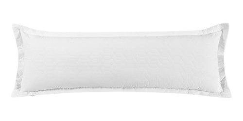 Porta Travesseiro Xuxão Matelada Com Zíper 180 Fios Branco