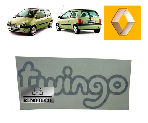 7700829340 Emblema Do Porta Malas - Twingo