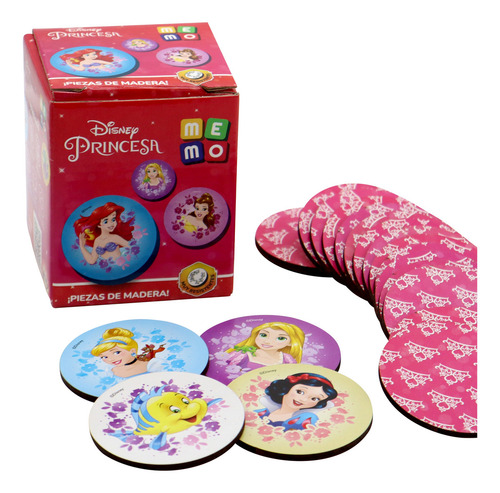 Combo Juegos Memoria Me Mo Disney Princesas Spidey Mickey