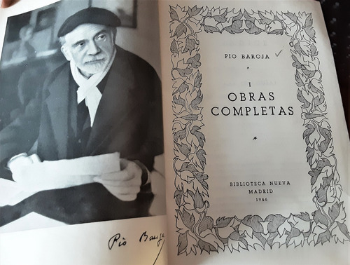 Pio Baroja. Obras Completas.