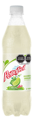 10 Pack Agua Mineral Sabor Limonada Peñafiel 600 Ml