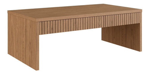 Mesa De Centro Com 2 Gavetas Para Sala De Estar Brisa Wt