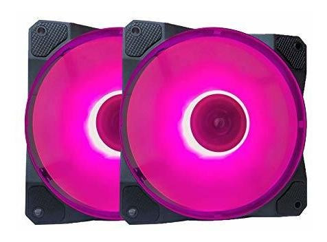 Ventilador Apevia Co212l-pk Cosmos 120mm Pink Led Ultra Sile