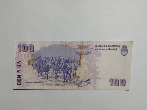 Reposición Billete Roca Convertible Con Leyenda Botero 3703 (Usado)