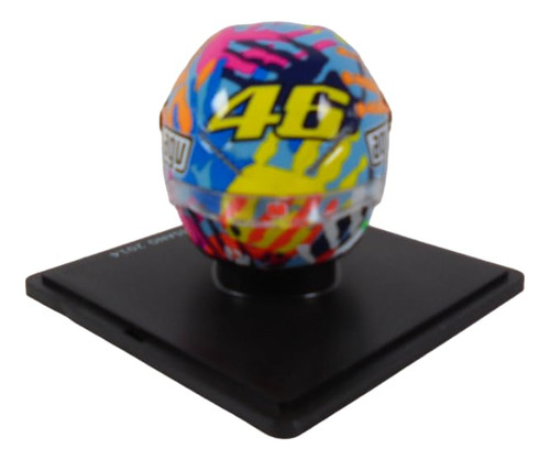 Casco Valentino Rossi Moto Gp Misano 1/5 Escala 2014