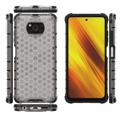 Funda + Cristal 9d Incluido Honey Comb Para Xiaomi