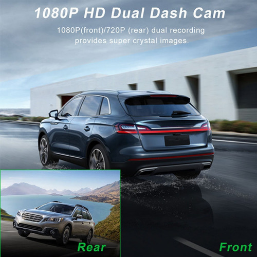Cámara De Salpicadero U Dash Cam Frontal E Interior 1080p Pa