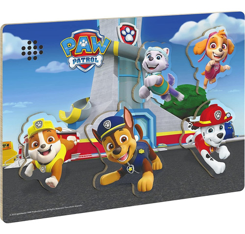 Rompecabezas Con Sonido Paw Patrol, Envío Gratis.
