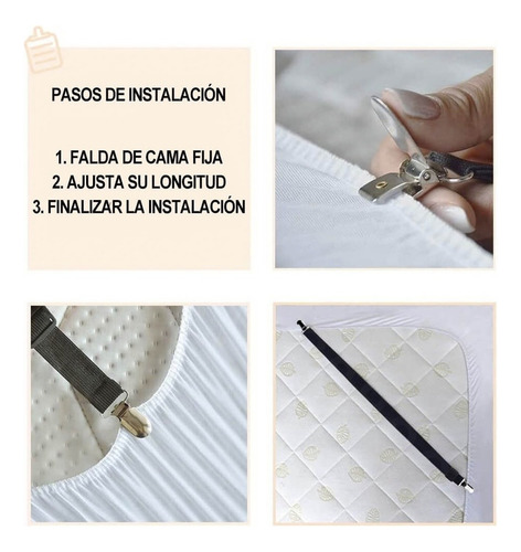 Dmw - 16 Clips Sujetadores Para Sábanas Elásticas