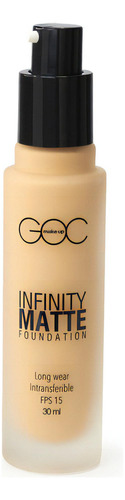 Base líquida Goc Infinity Super Matte Tone 02 Maquiagem líquida