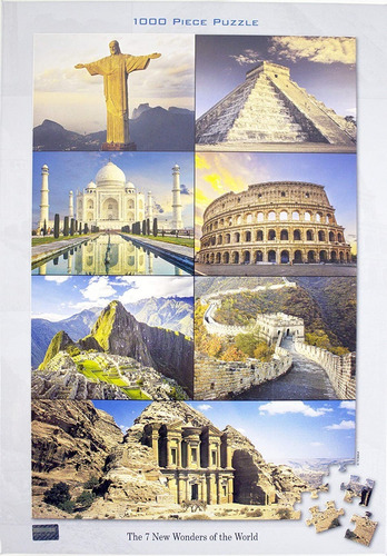 Puzzle Las 7 Maravillas Del Mundo- 1500 Piezas De 57 X 87 Cm