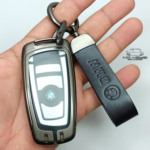 Funda Llave Control Bmw Serie 2 3 4 5 6 7 X3 X4 Zinc/piel