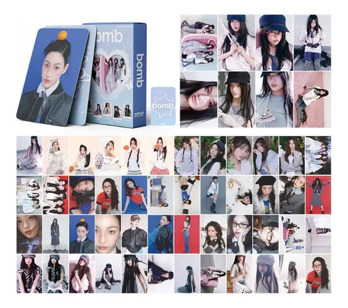 Photocard Kpop Illit Bomb C/ 55 Fotos Lomo Card Glitt