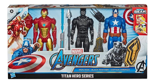 Avengers Titan Hero Capitan America Black Panter Ironman