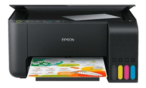 Imagem 5 de 5 de Impressora a cor multifuncional Epson EcoTank L3150 com wifi preta 110V