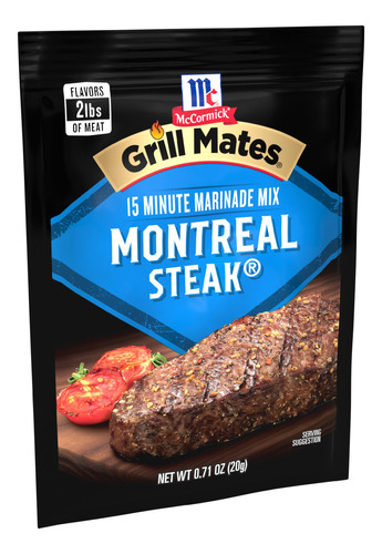 Mccormick Grill Mates Montreal - Mezcla De Adobo Para Carne,