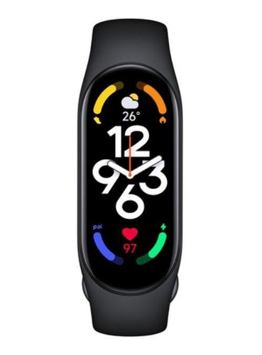 Imagen 1 de 9 de Xiaomi Mi Smart Band 7 1.62" caja negra, malla negra
