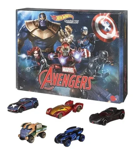 Hot wheels sales avengers 5 pack