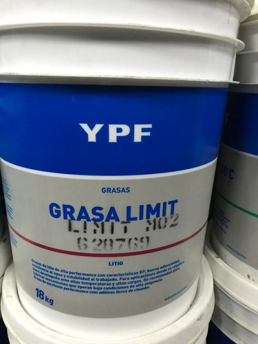 Ypf Grasa Limit Mo2 Negra Con Bisulfuro De Molibdeno X 18kg