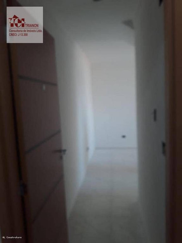 Imagem 5 de 5 de Campestre - Aptº S/ Condomínio - Novo - Elevador - 63,17m² A.u. - 2 Dormt (1 Suíte) - Ap3361