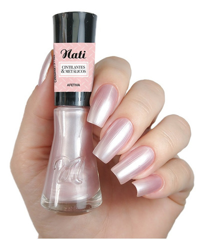 Imagem 5 de 8 de Kit 10 Esmaltes Nati Manicure Tons Diversos Mais Vendidos