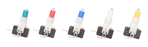 Pulsador Arcade Incorporado, Luz Led Game De 32 Mm, 5 Colore