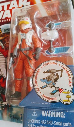 Muñeco Star Wars Force Awakens X-wing Pilot Asty Combia Rdf1