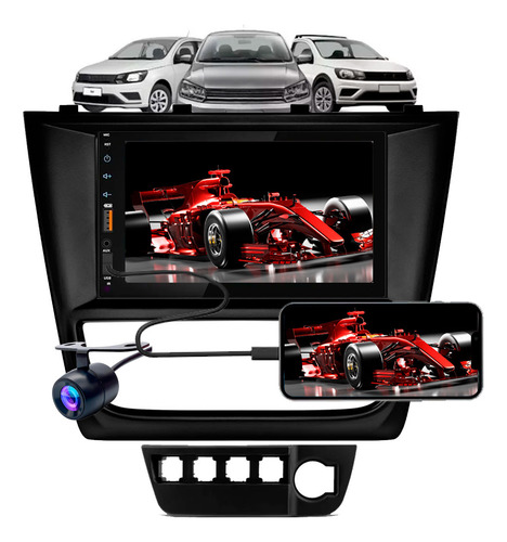 Kit Painel Midia Para Volkswagen Saveiro G6 2012 Á 16 7 Pol