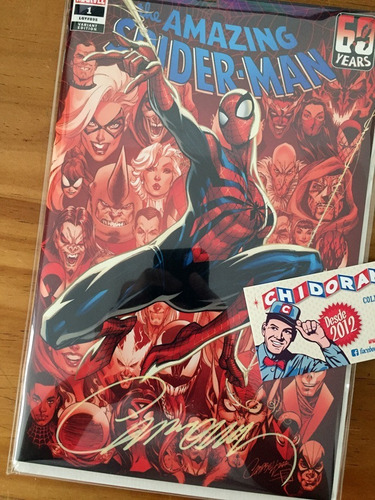 Comic Set - Amazing Spider-man #1 Scott Campbell Firmado Mj (Usado)