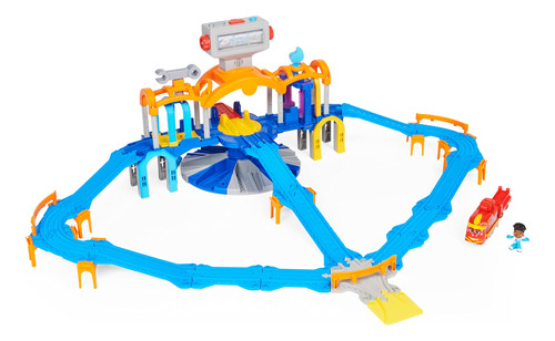 Mighty Express, Mission Station Playset Con Exclusivo Tren D