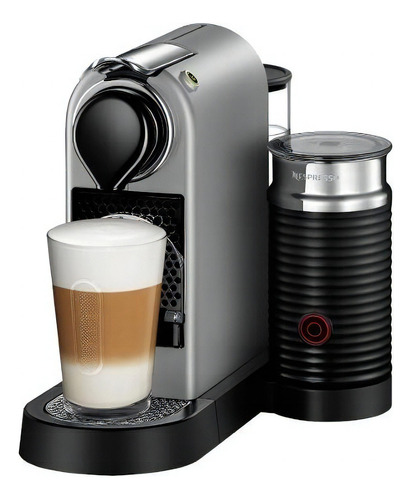 Cafetera Nespresso Citiz & Milk + Aeroccino3 - Discontinua Color Plateado