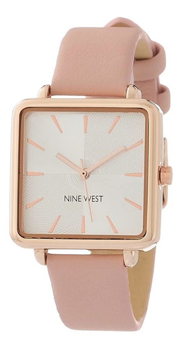 Reloj Mujer Nine West Nw-2670rgpk Cuarzo Pulso Rosado En